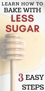 Tips to bake with less sugar